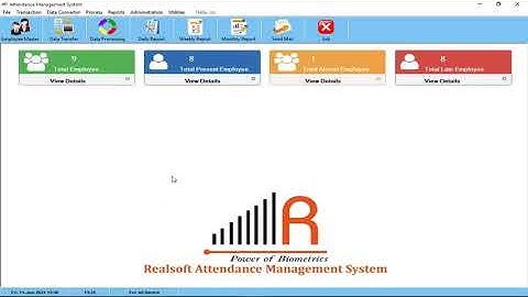 Leave Management in realsoft 10.9