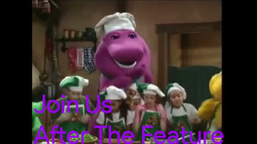 Join Us After The Feature (Barney Variant) and Feature Presentation Logo