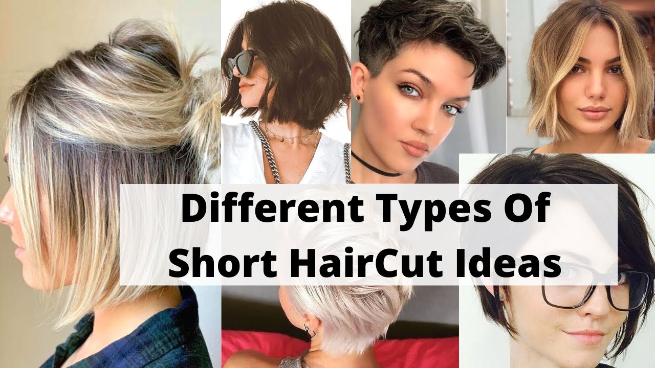 Different types of short haircuts for women | Short haircut styles 2021 ...