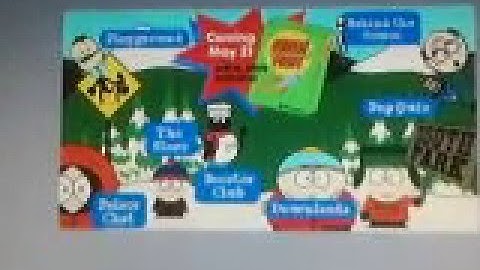 South Park Flash Website (1998)