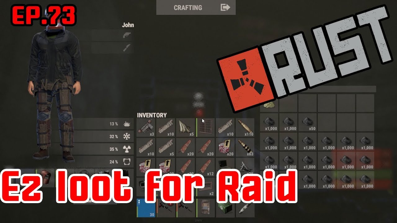 Rust EP.73| บุกบ้านแบบ Ez loot - YouTube