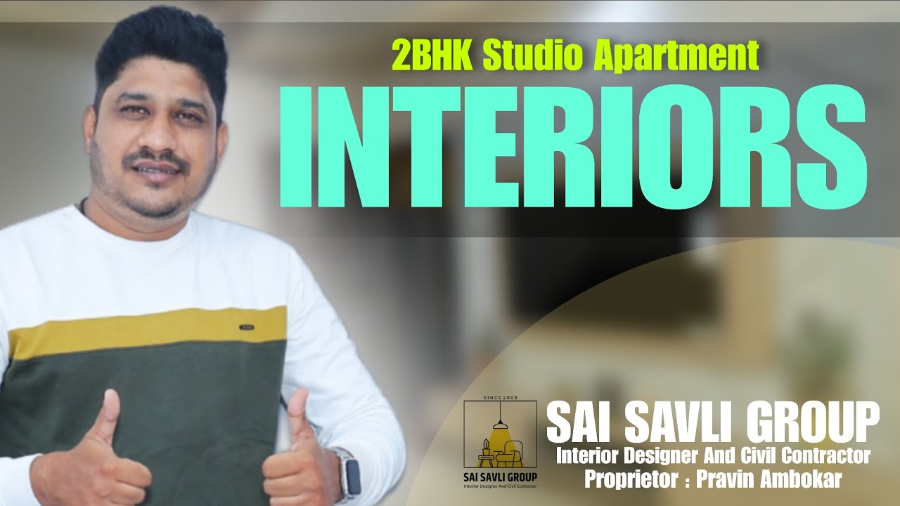 2 BHK Studio Apartment In Ambernath Interior Design by ...