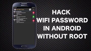 how to Hack WIFI Password in Android without Root