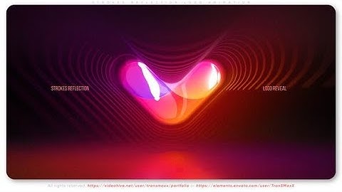 Strokes Reflection Logo Animation After Effects Template | Copied content Templates