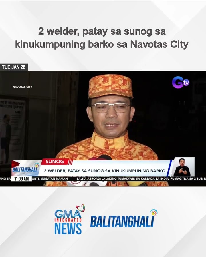 2 welder, patay sa sunog sa kinukumpuning barko | Balitanghali