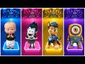 Baby Boss vs Spookiz vs Paw Patrol vs Minions| Tiles Hop EDM Rush ⚡ #tileshopedmrush
