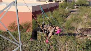 Tower Rescue Using the trolley method HD