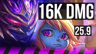 NAUTILUS & Kai'Sa vs POPPY & Jinx (SUP) | 4/3/22, 16k DMG | EUW Diamond | 25.9