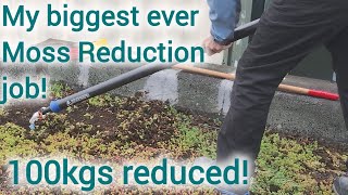 Super Satisfying 100kg Moss Reduction on a Dublin Roof!