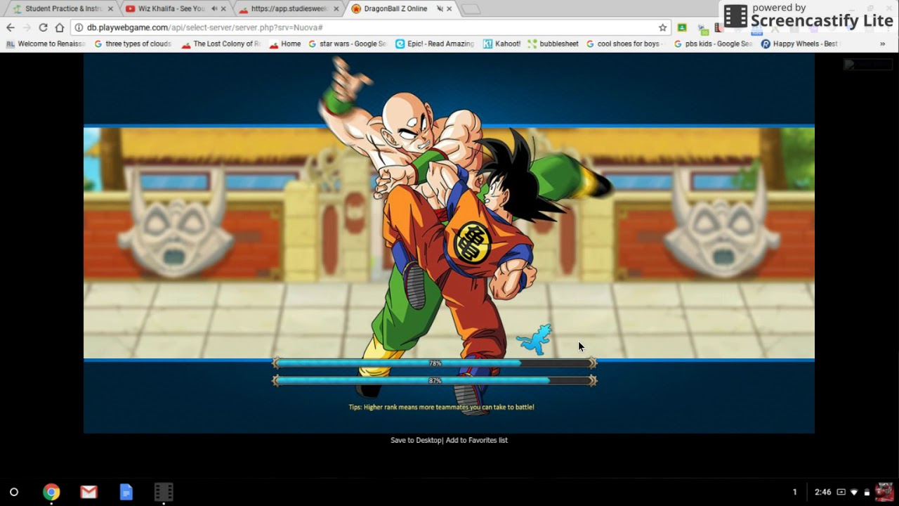 play dragon ball z 1.9