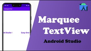 Marquee TextView - Android Studio 2023 | Easy One Coders screenshot 4