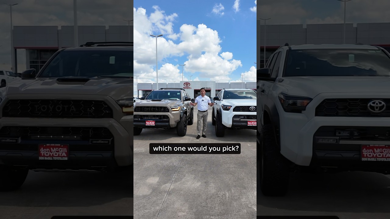 4runner Pro or OffRoad? Let’s check them out #toyota #4runner #trdpro #truck #trucks #tacoma