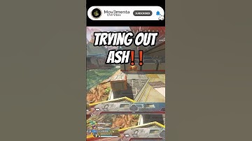 Trying Out Ash |  #apexlegends  #apex  #movement #ashapexlegends