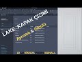 Autocad İle Lake Kapak Çizimi (Ayrıntılı&Ölçülü) 10