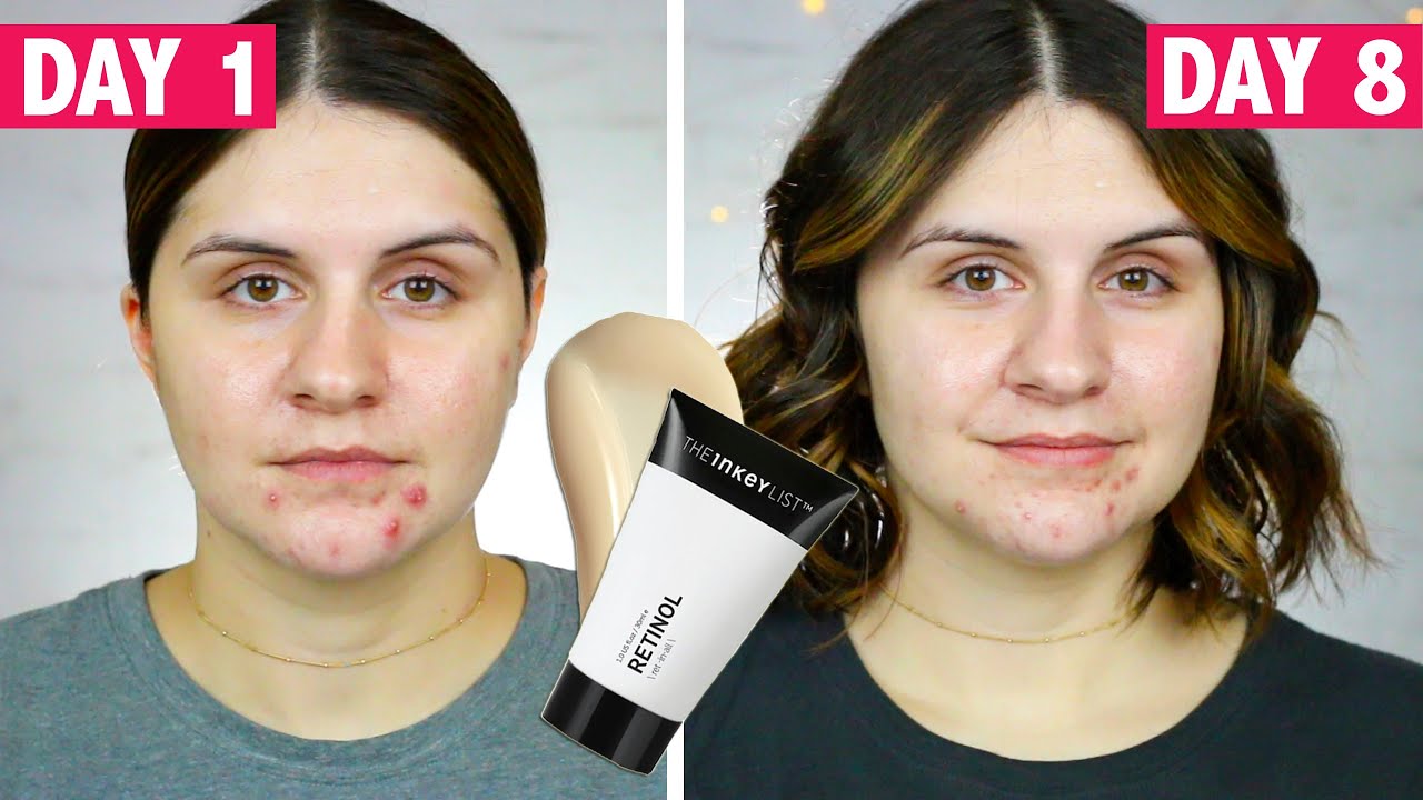 I Tried The Inkey List Retinol Anti Aging Serum For 1 Week Youtube