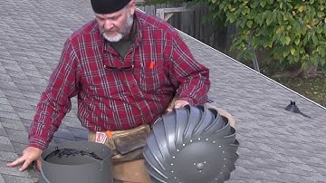 How to install a Lomanco WhirlyBird® Turbine Vent - Add ventilation your roof