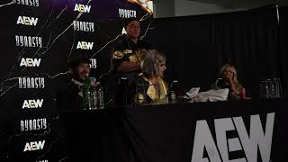 Toni Storm At The Aew Dynasty Media Scrum 2025