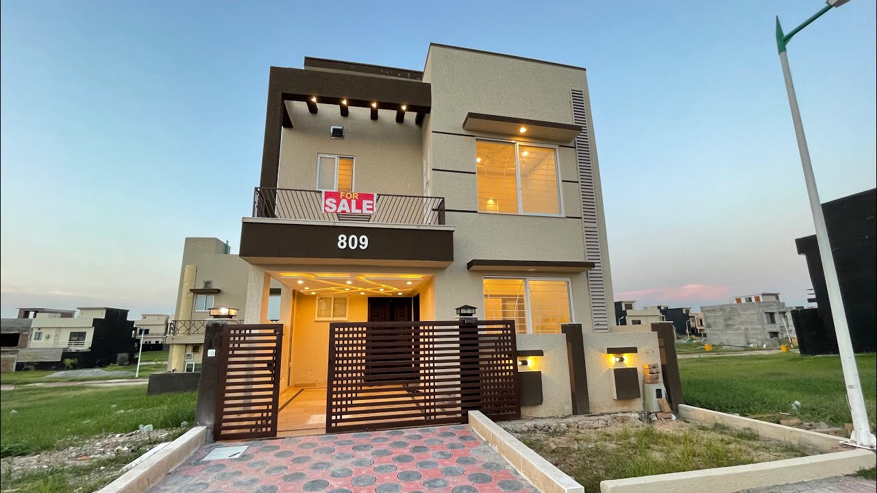 5 Marla Beautiful House For Sale in Bahria Town Rawalpindi YouTube