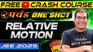 Full JEE Main 2025 | Relative Motion | FREE YouTube Crash Course | प्रचंड Series | Vinay Shur Sir News
