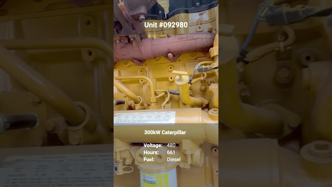 300kW Caterpillar Diesel Generator | Load Bank Test | Generator Source