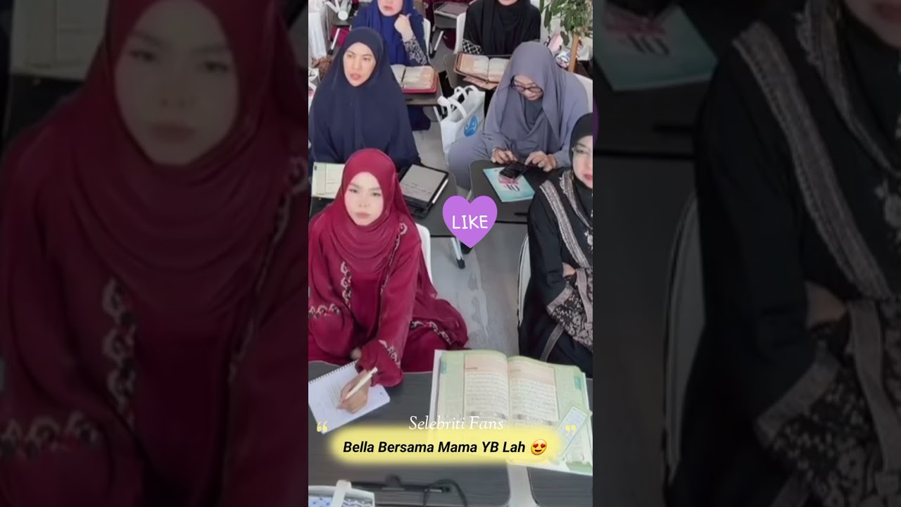 Bella Astillah & Mama YB Syed Mengikuti Kelas Usrah Bersama- Sama