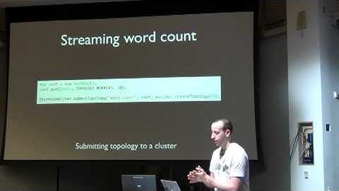 HUG Meetup January 2012: Storm: distributed and fault-tolerant realtime computation (part 1)