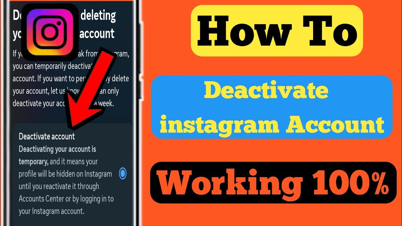 How To Deactivate Instagram Account [Update Settings 2023] Instagram