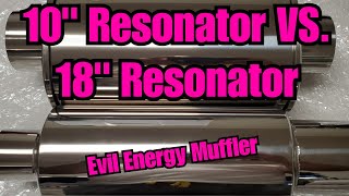 Which Size of Resonator is better. Vibrant resonator with Evil Energy Muffler by Machine Mods 1,378 views 9 months ago 1 minute, 40 seconds