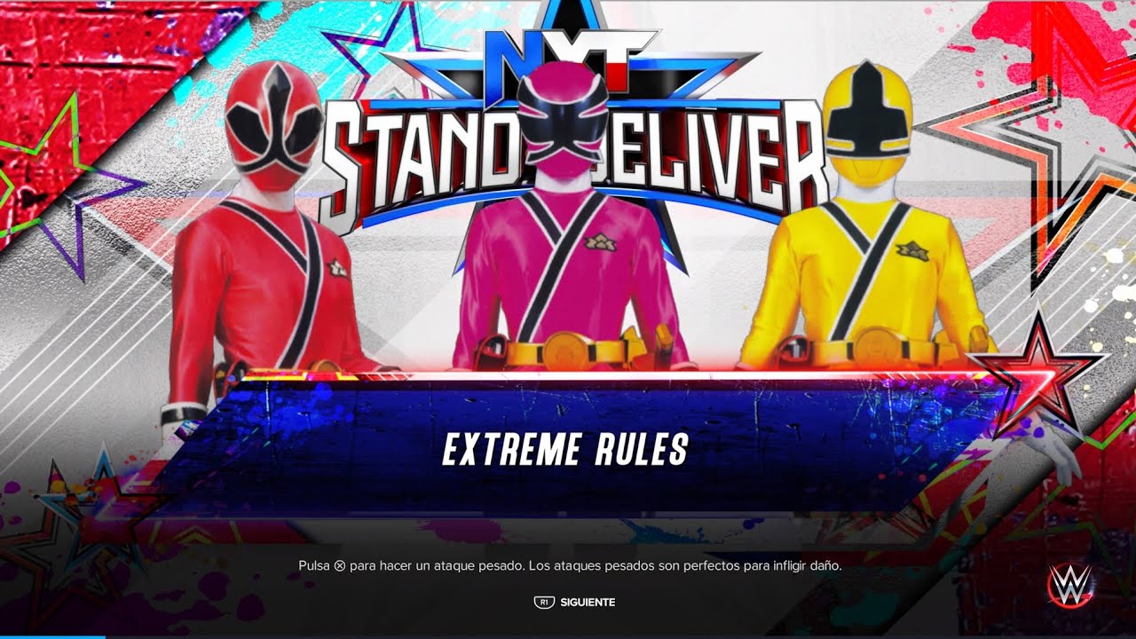 WWE 2K23 RED LAUREN VS PINK MIA VS YELLOW EMILY LOW BLOW MATCH