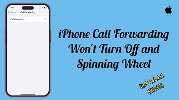 iPhone Call Forwarding Won