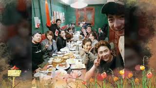 171227. Suzy and Lee Jong Suk have dinner with While You Were Sleeping Team