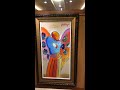 Park West Fine Art Gallery on the Caribbean Princess Showing Many Famous Artists including Peter Max
