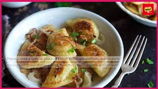 What is the tradition of Polish pierogi and their diverse flavors