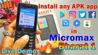 How To Install any APK apps In Micromax Bharat 1 | in Hindi | TechvishalVSB screenshot 4