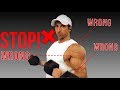 STOP Doing Bicep Curls LIKE THIS! (3 COSTLY MISTAKES!)