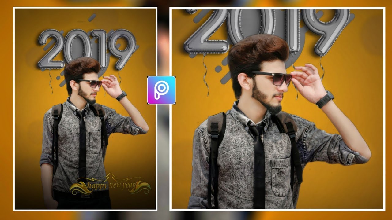 Happy new year editing 2019 picsart || 2019 Editing pic in picsart RD Edits