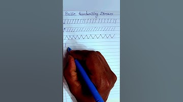 Basic Handwriting Strokes, Handwriting, Strokes Practice, Handwriting Tips, #handwriting #writing