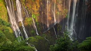 Tumpak Sewu Waterfall, East Java, Indonesia 4K Timelapse #travel #mountbromo#nikonzf