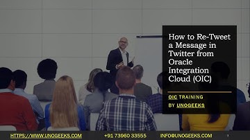 Oracle Integration Cloud Tutorial | Oracle Integration Cloud Service | Retweet a Message from OIC