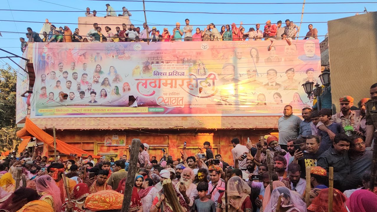 LIVE परिक्रमा श्री बरसाना धाम की | Braj sewa kunj live | latthmaar holi barsana live Today Darshan