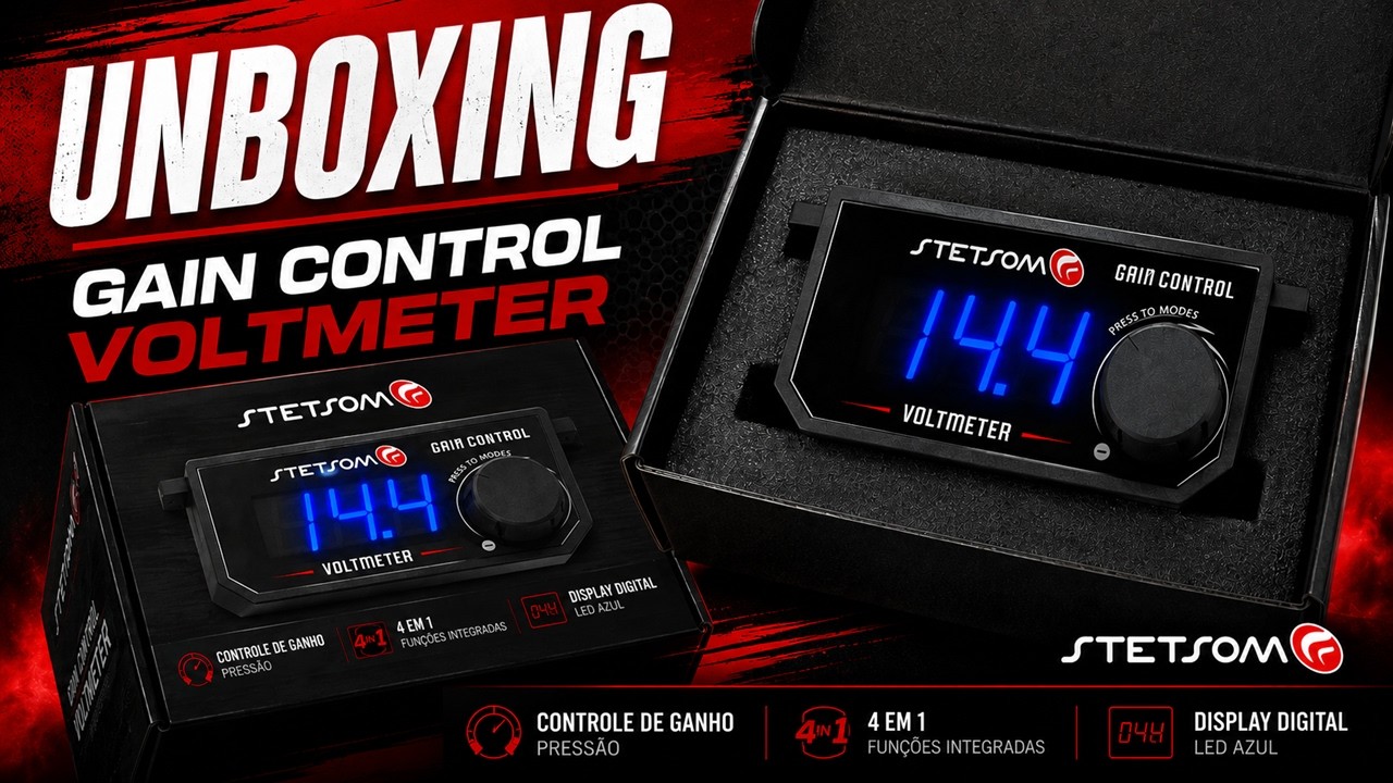 UNBOXING STETSOM GAIN CONTROL VOLTMETER - YouTube