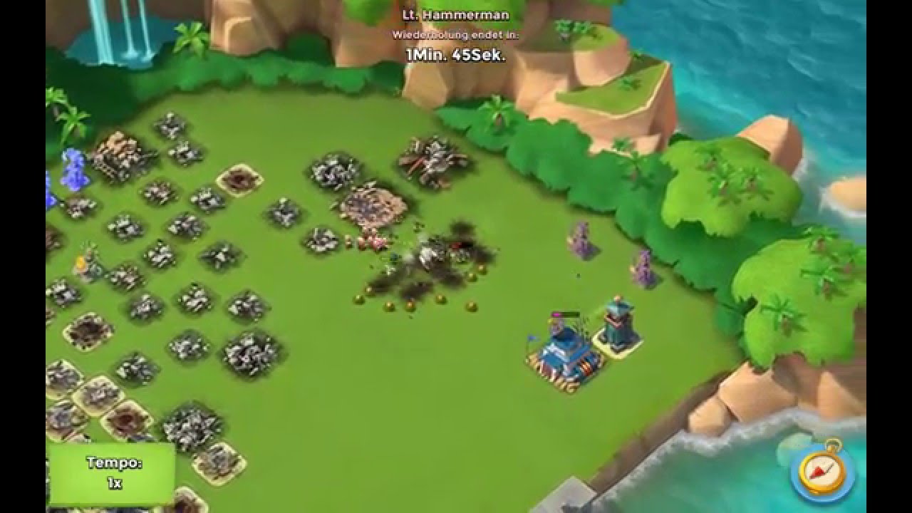 Hammerman attacks you 5/7  " the trap"   BoomBeach