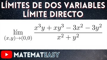 📌 Límites de Dos Variables | Límite Directo. Ejercicio 2