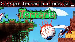 I Made Terraria In JAI (Programming Language)