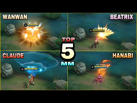 TOP 5 BEST MARKSMAN FOR SEASON 30 ~ MLBB @AFKAGAIN