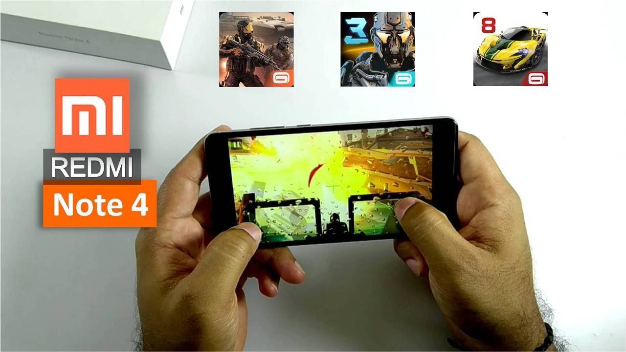 Xiaomi Redmi Note 4 Gaming Review with Asphalt 8, Modern Combat 5 and ...