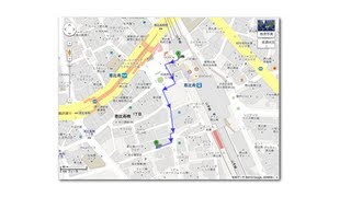 Direction to Engine Yard from West Exit(西口)