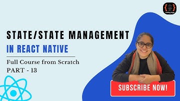 State in React Native | Hindi | Part 13 #state #reactnative