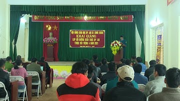 Khai mạc lớp Bồi dưỡng kiến thức QP – AN đối tượng 4 xã Song Khủa