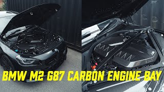 BMW M2 G87: Engine Bay Carbon Transformation!